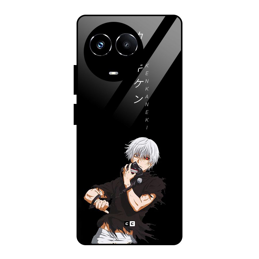 Ken Kanek Unveiling Mask Glass Back Case for Realme Narzo 60X
