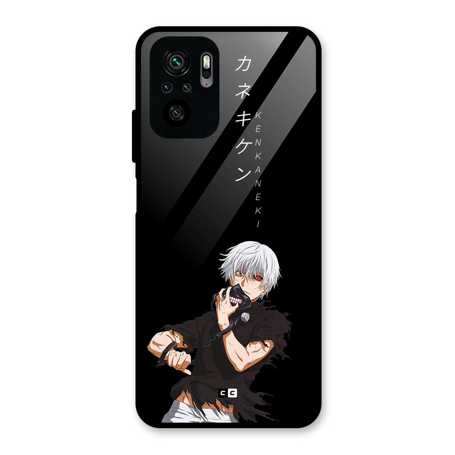 Ken Kanek Unveiling Mask Glass Back Case for Redmi Note 10S