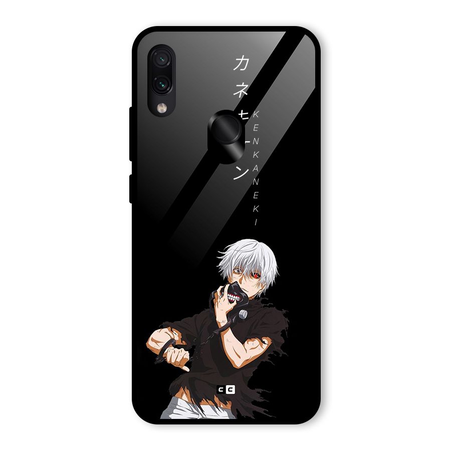Ken Kanek Unveiling Mask Glass Back Case for Redmi Note 7S
