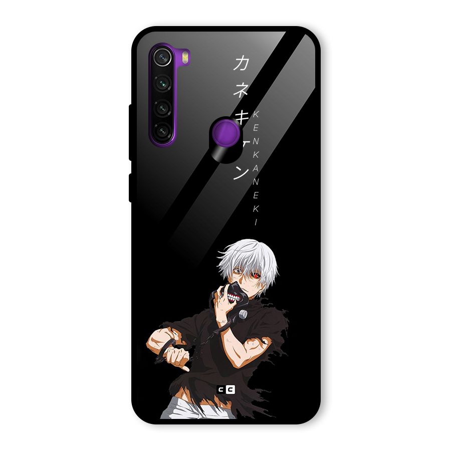 Ken Kanek Unveiling Mask Glass Back Case for Redmi Note 8