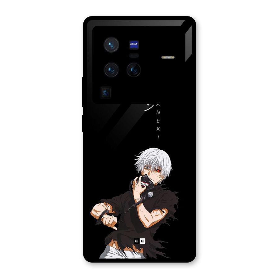 Ken Kanek Unveiling Mask Glass Back Case for Vivo X80 Pro