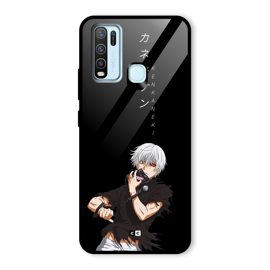 Ken Kanek Unveiling Mask Glass Back Case for Vivo Y50