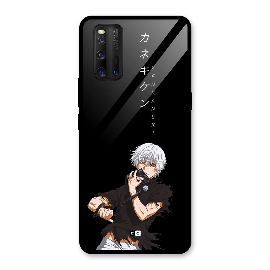 Ken Kanek Unveiling Mask Glass Back Case for Vivo iQOO 3