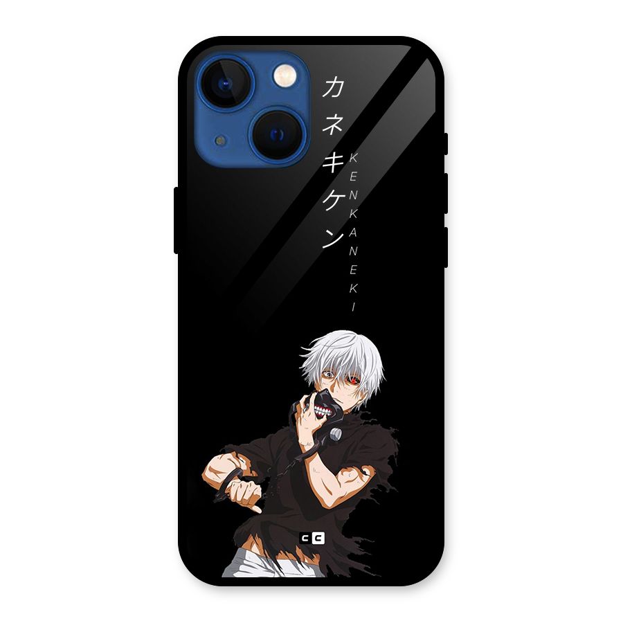 Ken Kanek Unveiling Mask Glass Back Case for iPhone 13 Mini