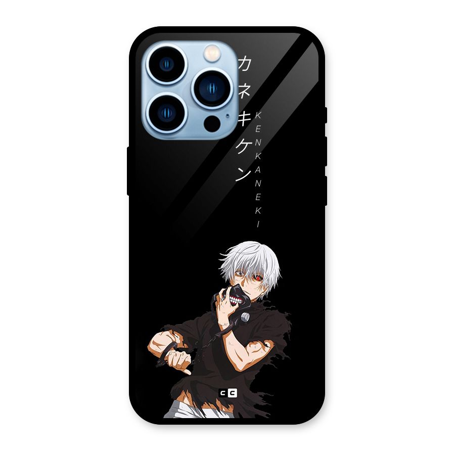 Ken Kanek Unveiling Mask Glass Back Case for iPhone 13 Pro