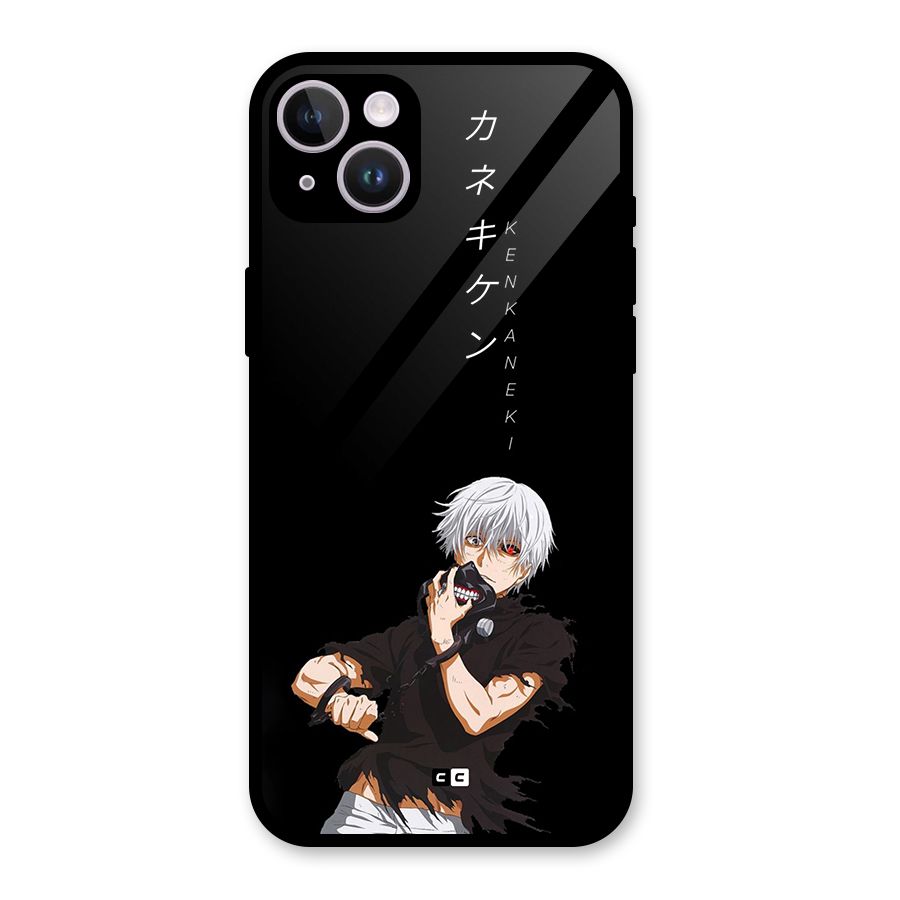 Ken Kanek Unveiling Mask Glass Back Case for iPhone 14 Plus