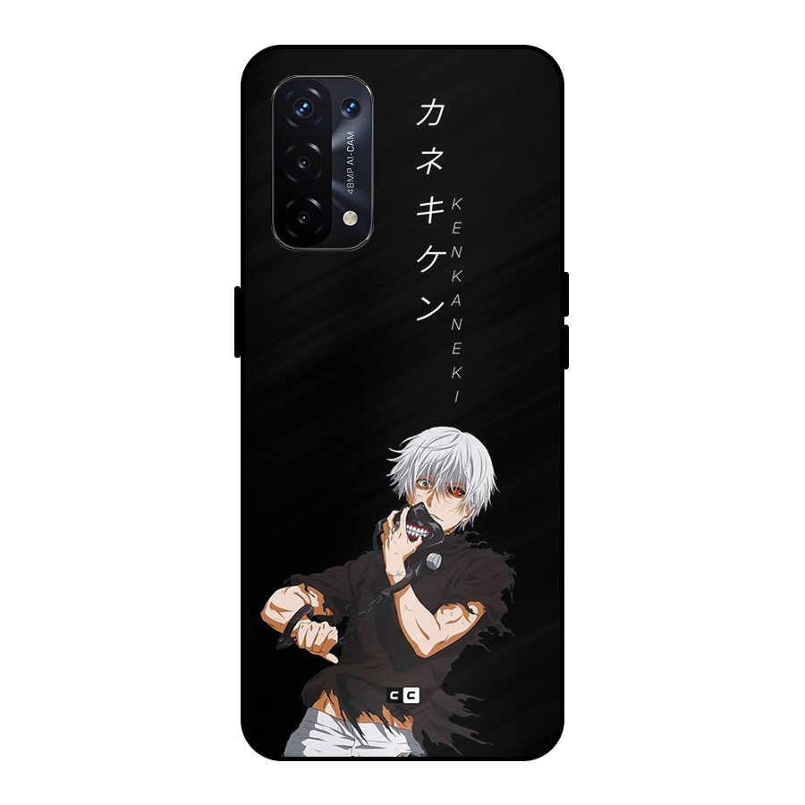 Ken Kanek Unveiling Mask Metal Back Case for Oppo A74 5G