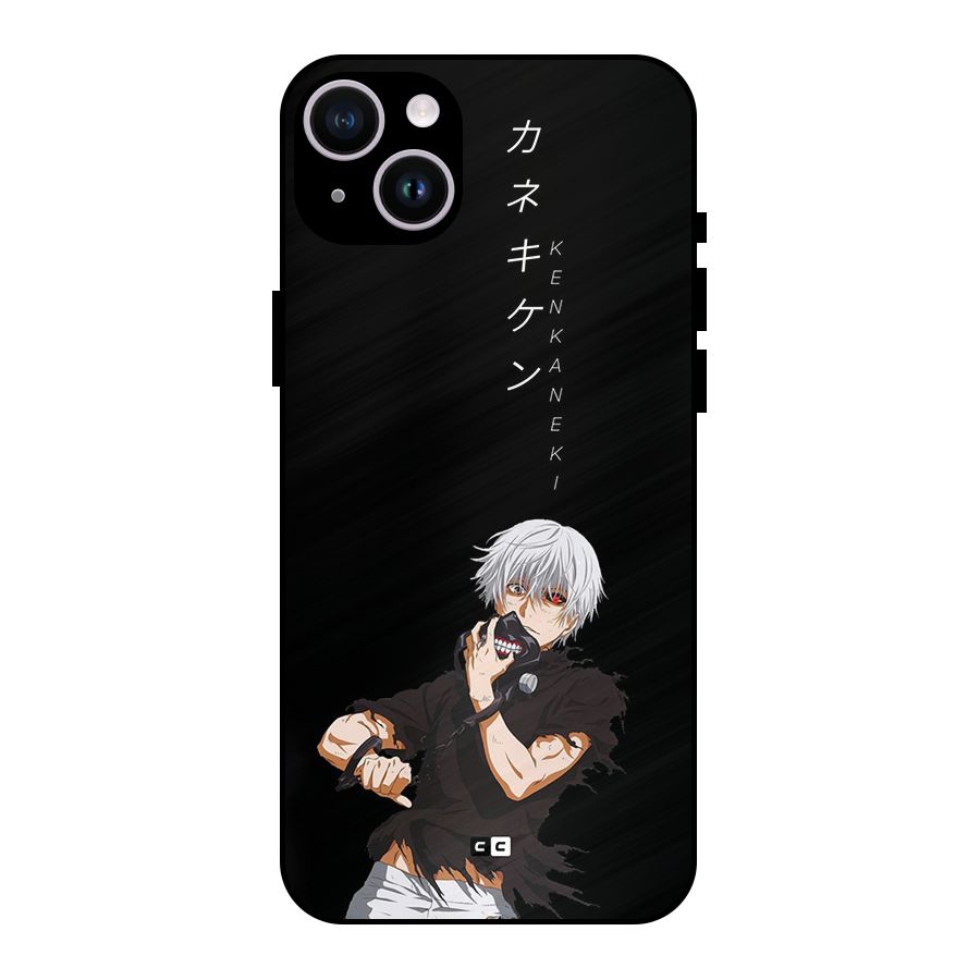Ken Kanek Unveiling Mask Metal Back Case for iPhone 14 Plus