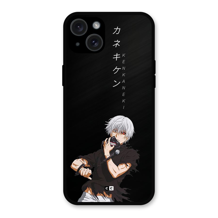 Ken Kanek Unveiling Mask Metal Back Case for iPhone 15 Plus