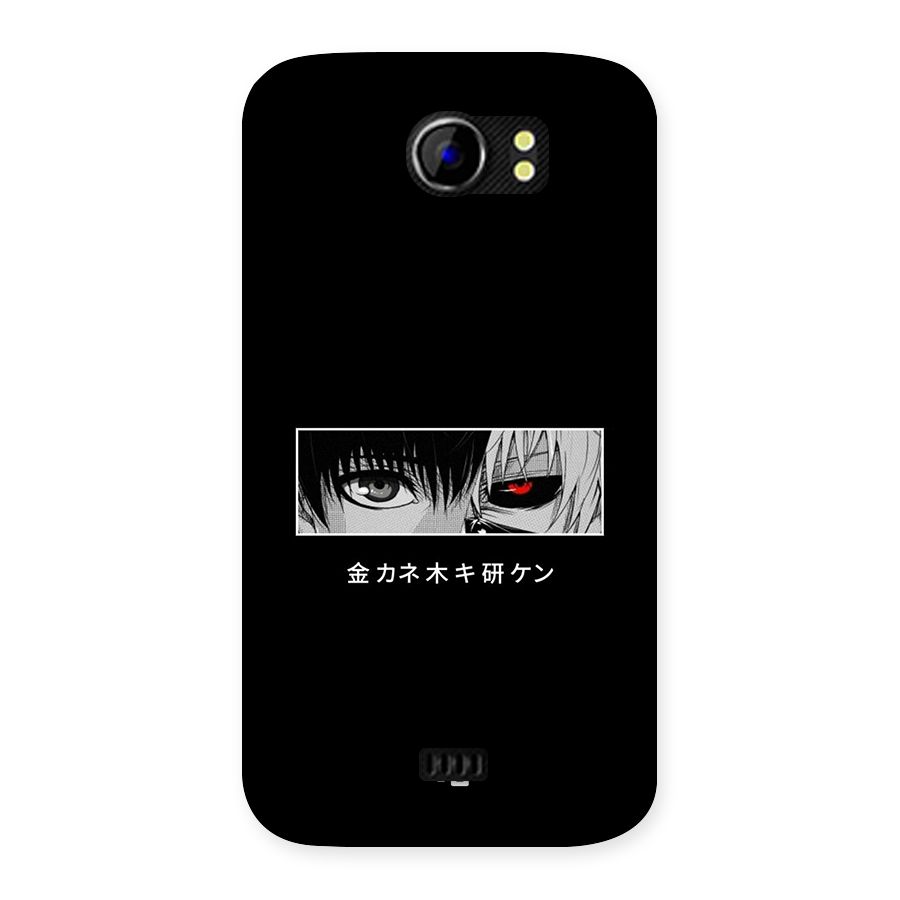 Ken Kaneki Minimalistic Art Back Case for Canvas 2 A110