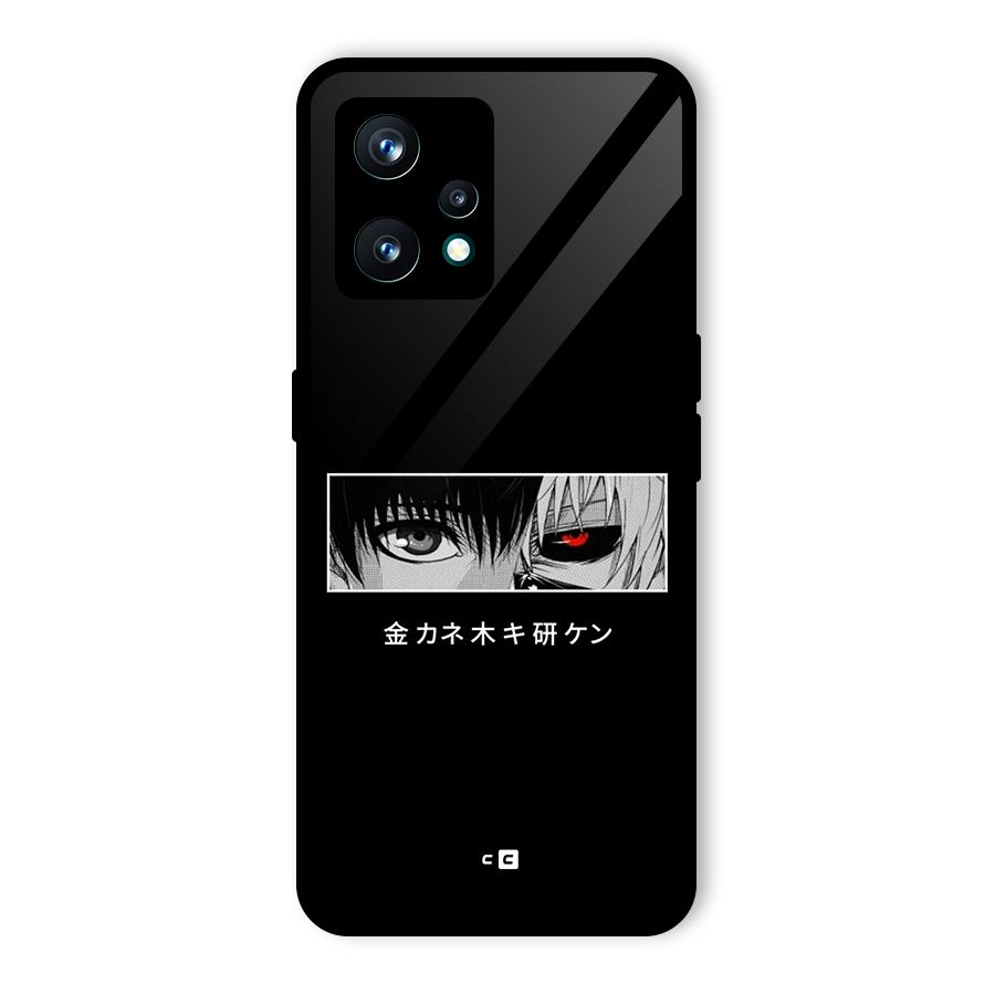 Ken Kaneki Minimalistic Art Glass Back Case for Realme 9 Pro Plus 5G