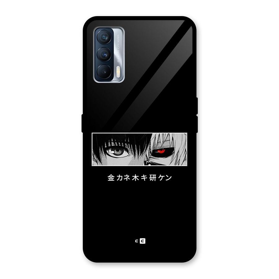 Ken Kaneki Minimalistic Art Glass Back Case for Realme X7