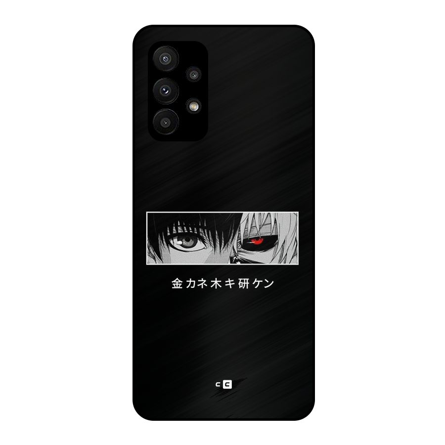 Ken Kaneki Minimalistic Art Metal Back Case for Galaxy A23