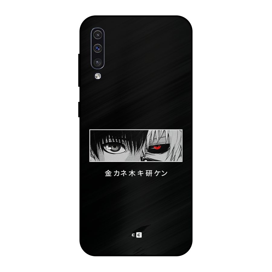 Ken Kaneki Minimalistic Art Metal Back Case for Galaxy A50