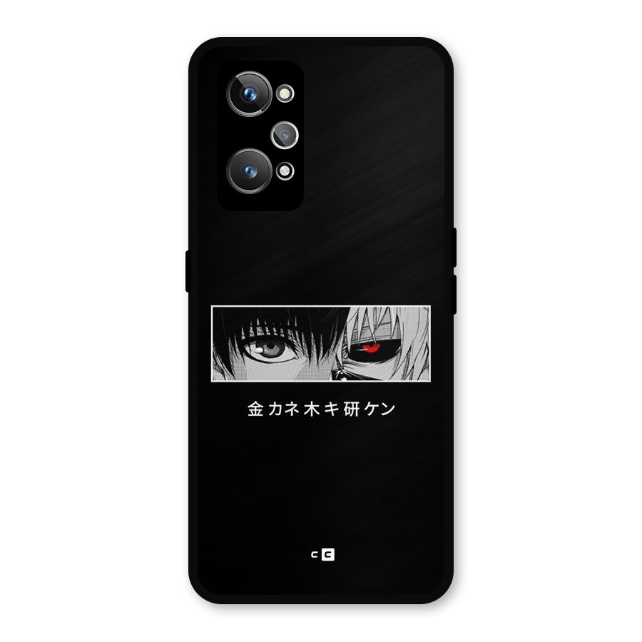 Ken Kaneki Minimalistic Art Metal Back Case for Realme GT Neo 3T