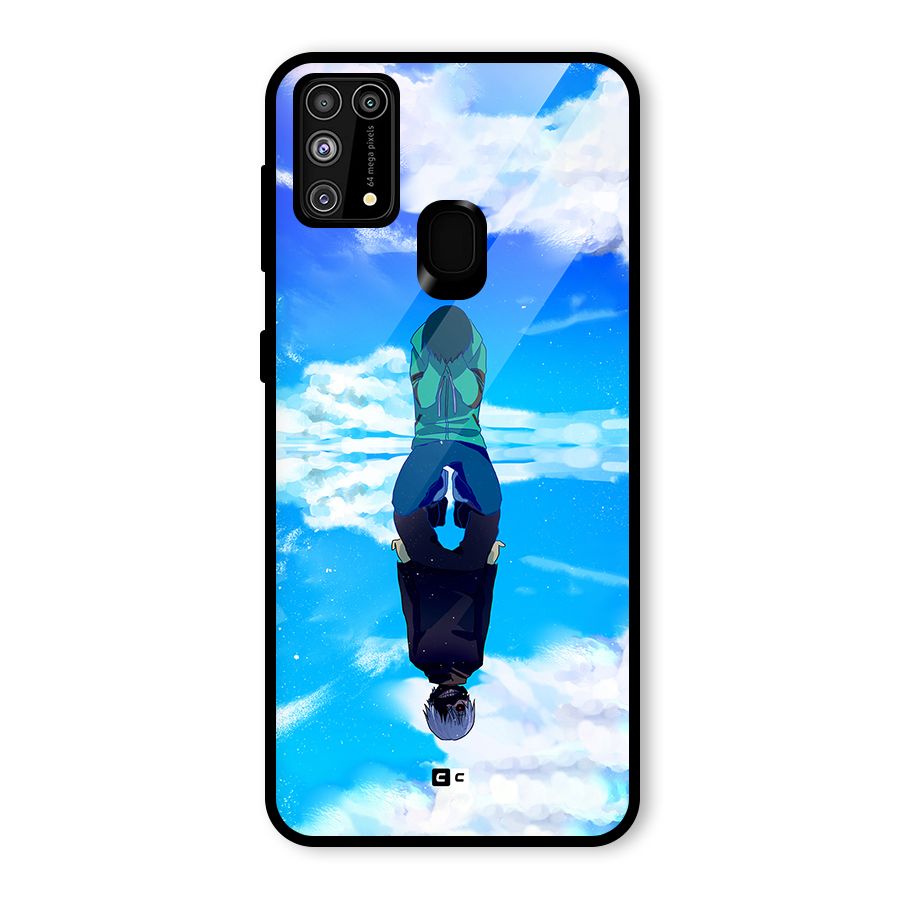 Ken Kaneki Reflection Glass Back Case for Galaxy F41