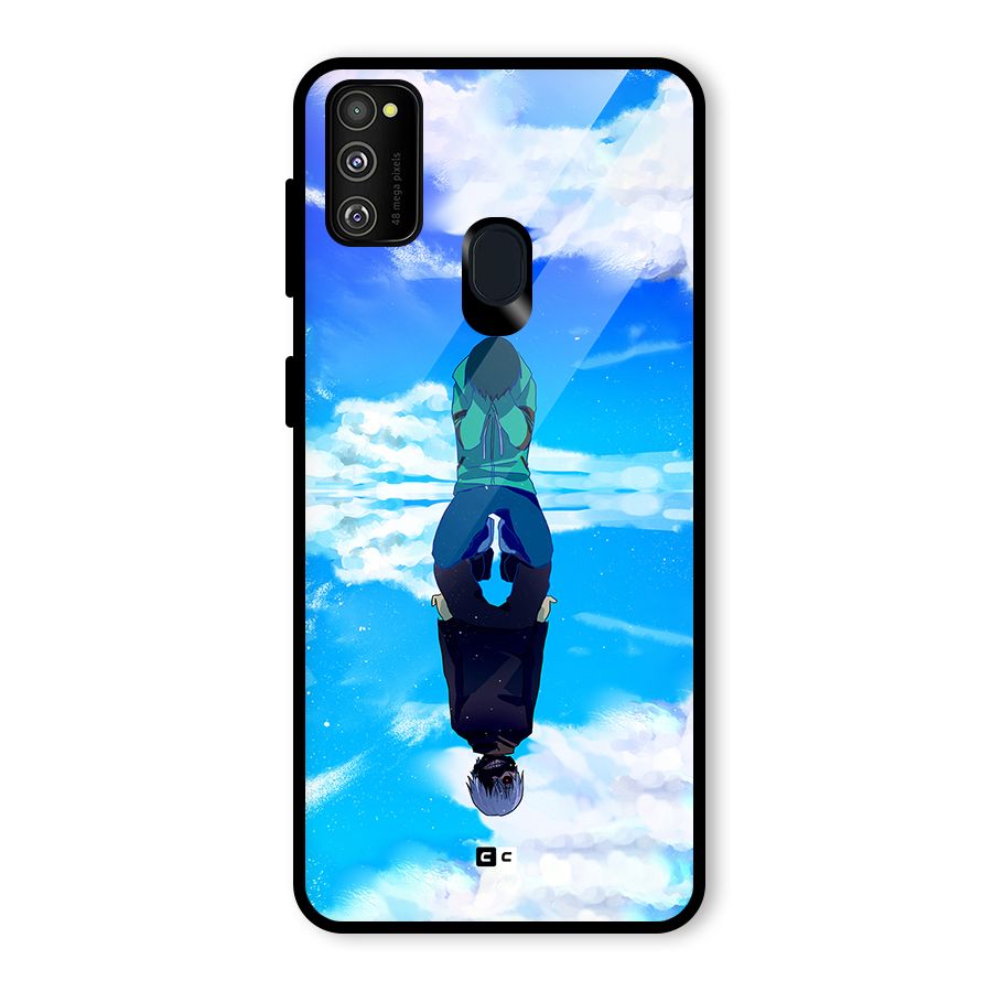 Ken Kaneki Reflection Glass Back Case for Galaxy M30s