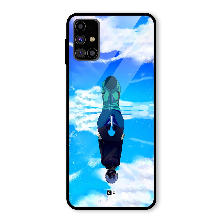 Ken Kaneki Reflection Glass Back Case for Galaxy M31s