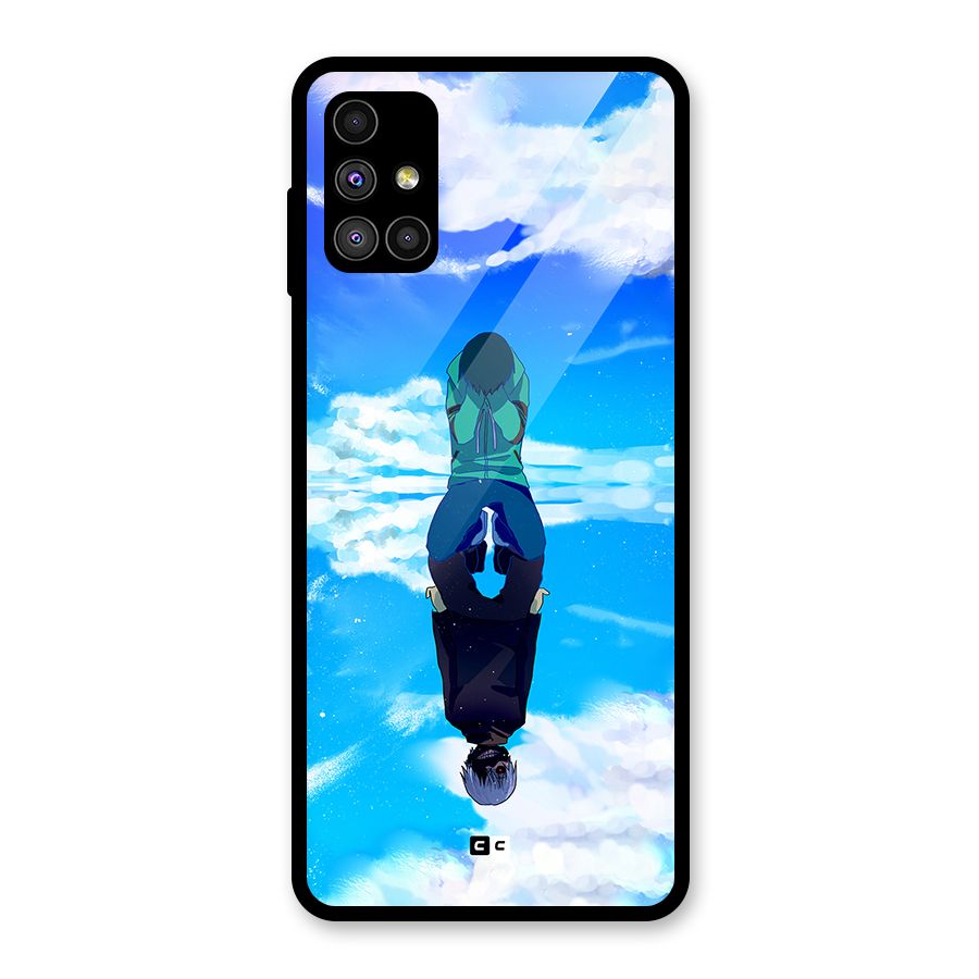Ken Kaneki Reflection Glass Back Case for Galaxy M51