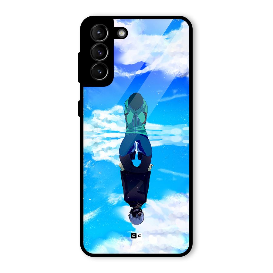 Ken Kaneki Reflection Glass Back Case for Galaxy S21 Plus