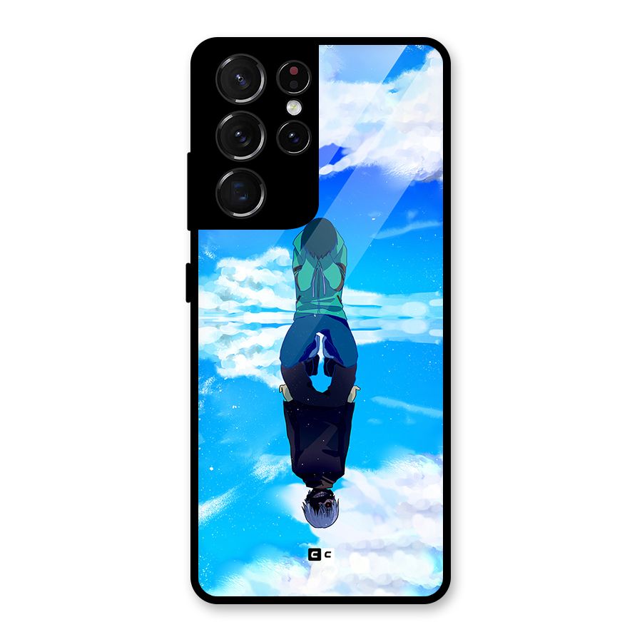 Ken Kaneki Reflection Glass Back Case for Galaxy S21 Ultra 5G