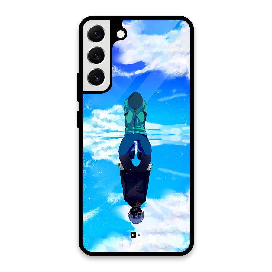 Ken Kaneki Reflection Glass Back Case for Galaxy S22 Plus 5G