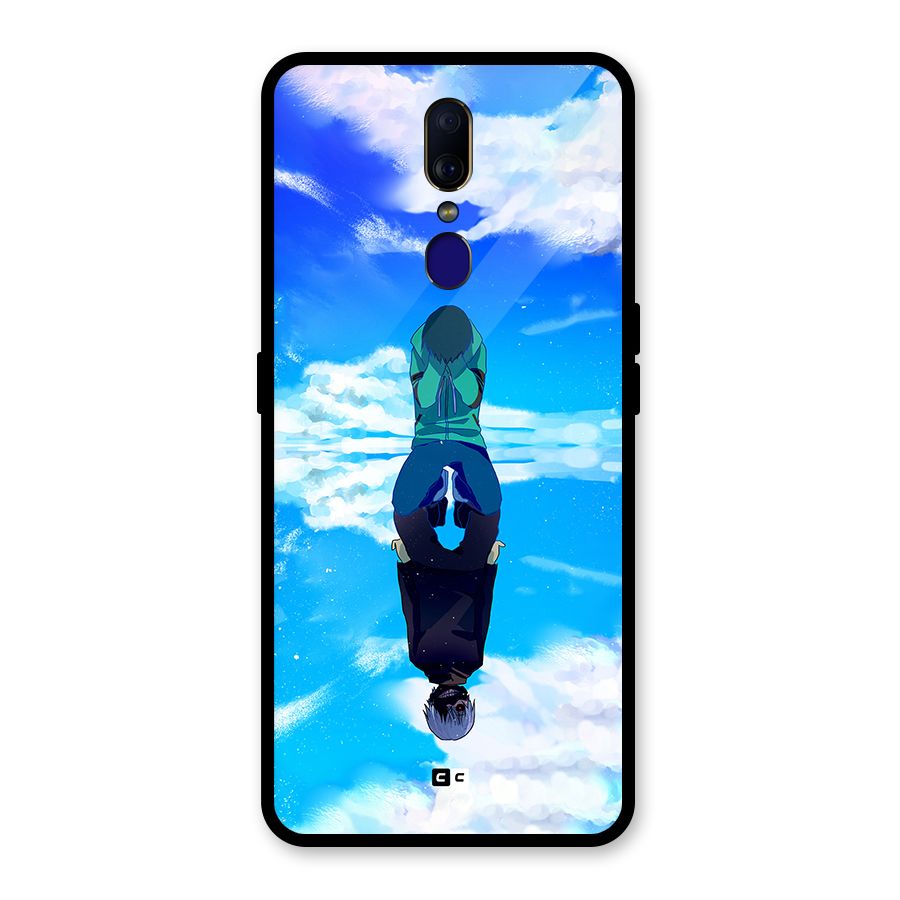 Ken Kaneki Reflection Glass Back Case for Oppo F11