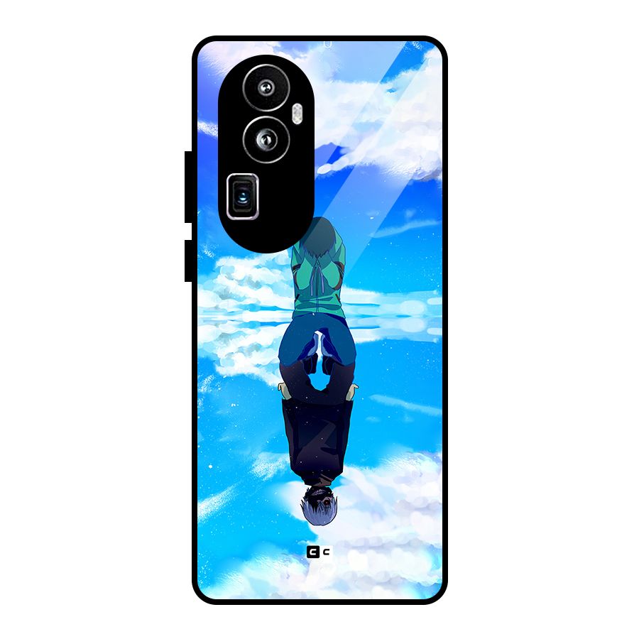 Ken Kaneki Reflection Glass Back Case for Oppo Reno10 Pro Plus