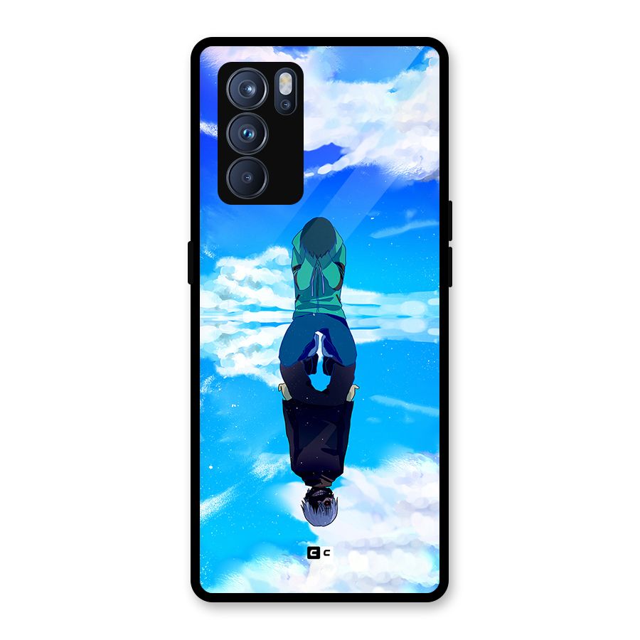 Ken Kaneki Reflection Glass Back Case for Oppo Reno6 Pro 5G