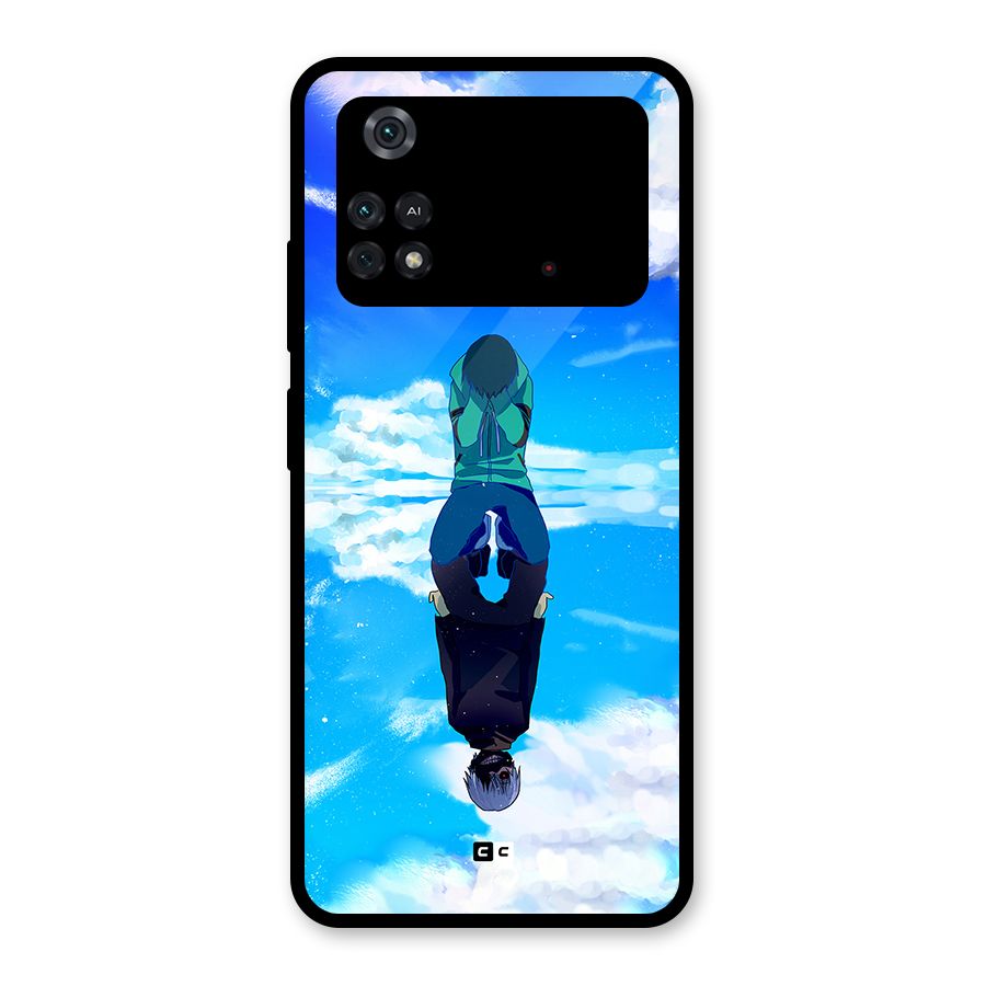 Ken Kaneki Reflection Glass Back Case for Poco M4 Pro 4G