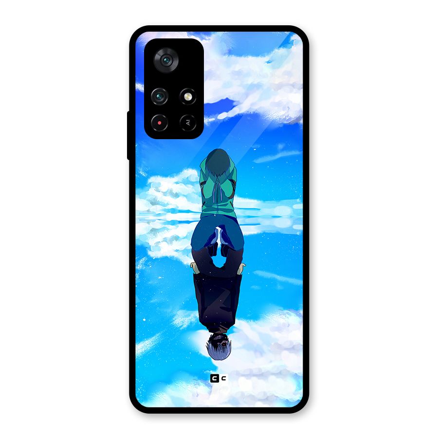 Ken Kaneki Reflection Glass Back Case for Poco M4 Pro 5G