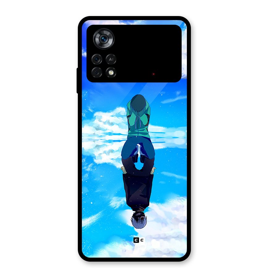 Ken Kaneki Reflection Glass Back Case for Poco X4 Pro 5G