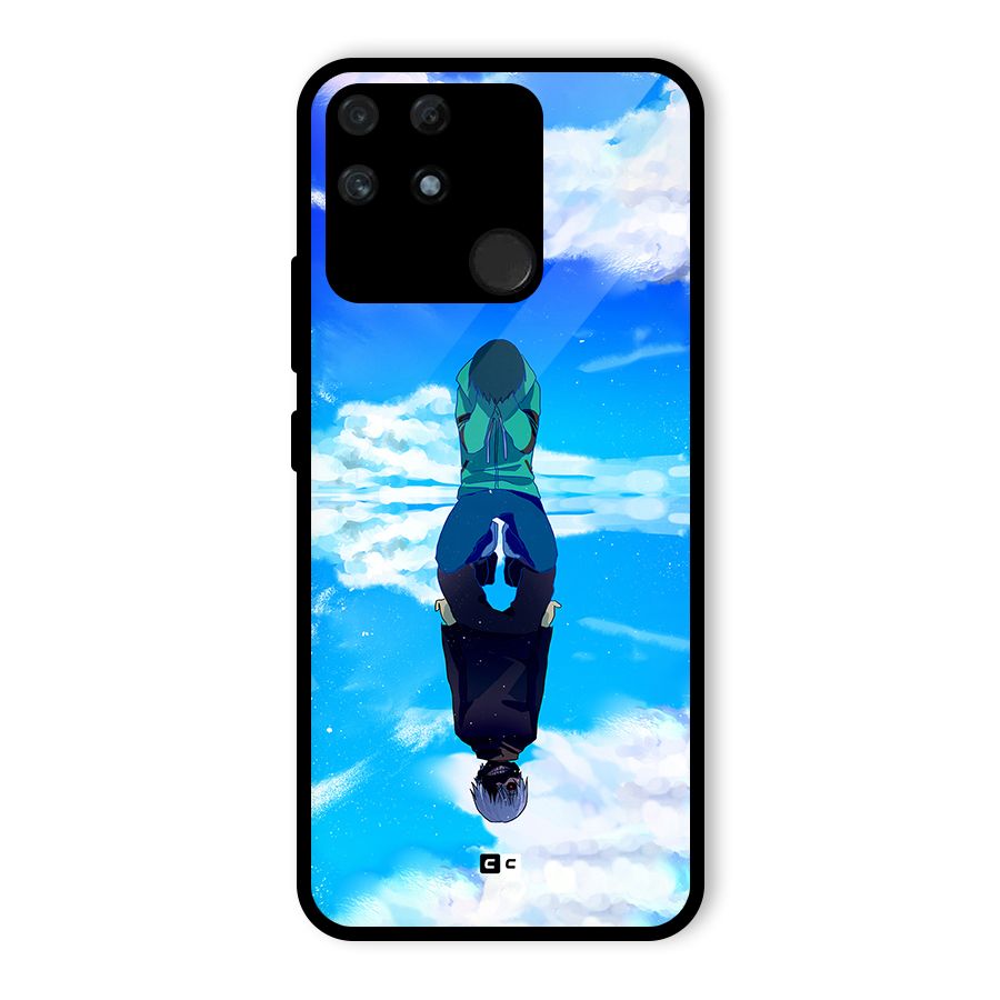 Ken Kaneki Reflection Glass Back Case for Realme Narzo 50A