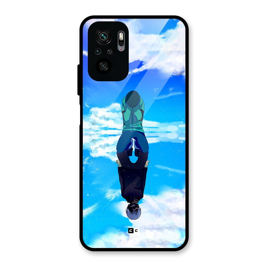 Ken Kaneki Reflection Glass Back Case for Redmi Note 10S