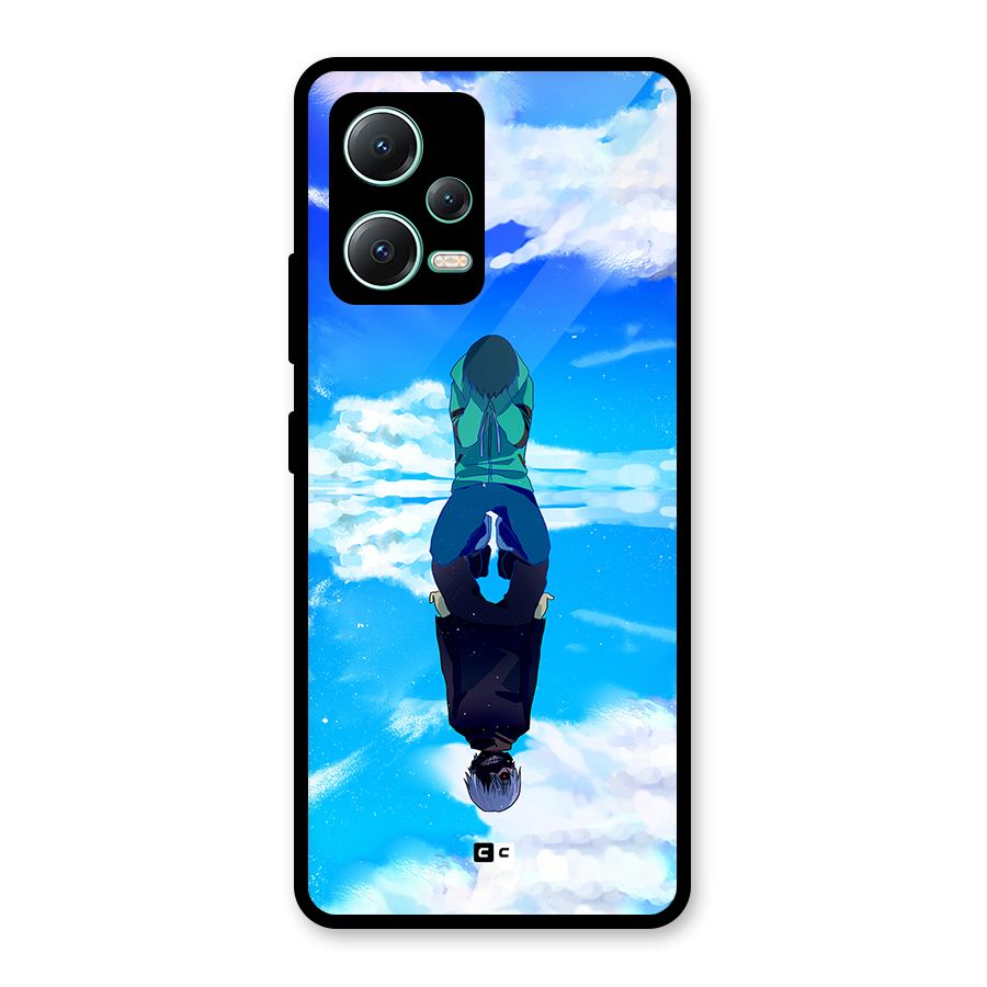 Ken Kaneki Reflection Glass Back Case for Redmi Note 12 5G