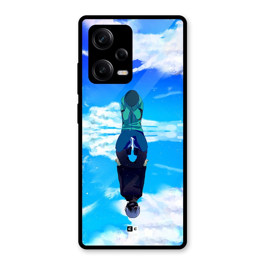 Ken Kaneki Reflection Glass Back Case for Redmi Note 12 Pro