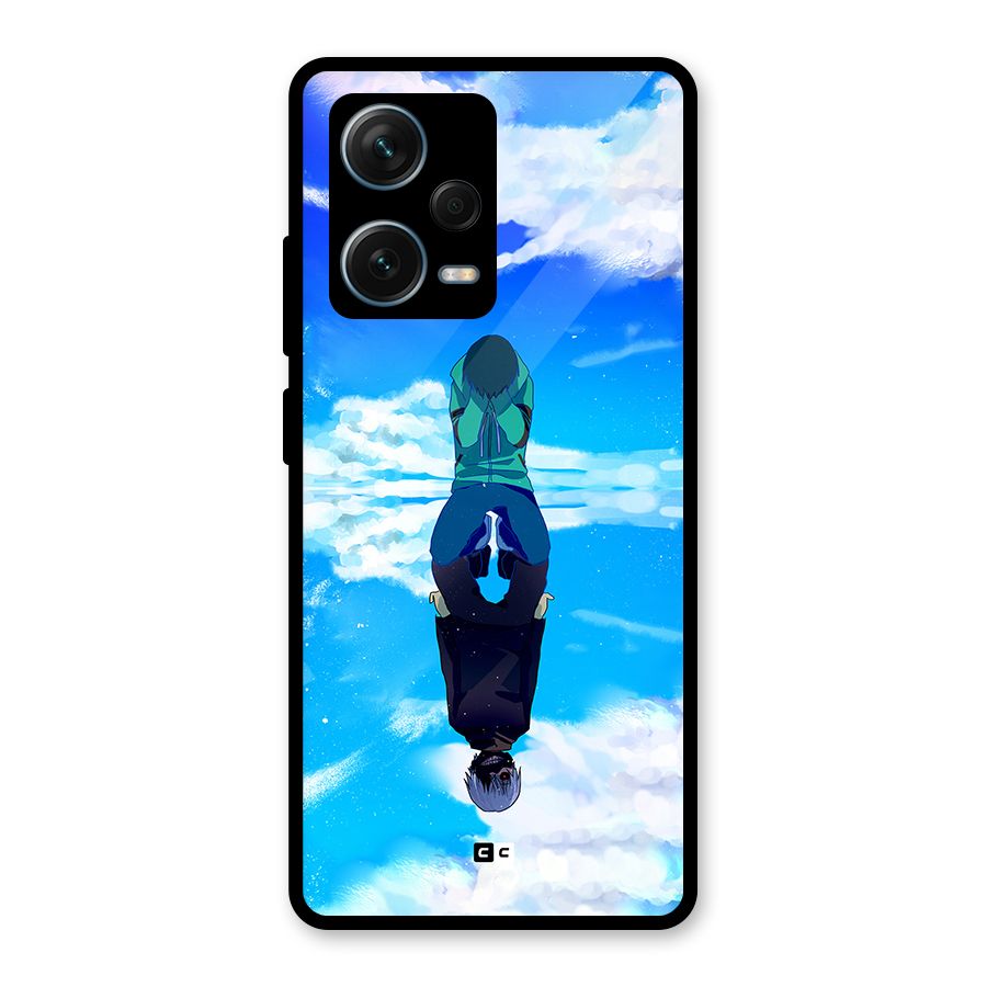 Ken Kaneki Reflection Glass Back Case for Redmi Note 12 Pro Plus 5G
