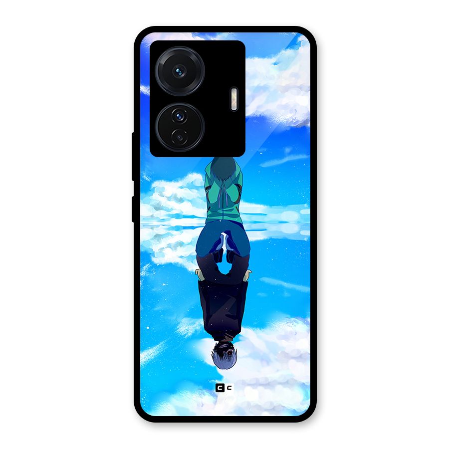 Ken Kaneki Reflection Glass Back Case for Vivo T1 Pro