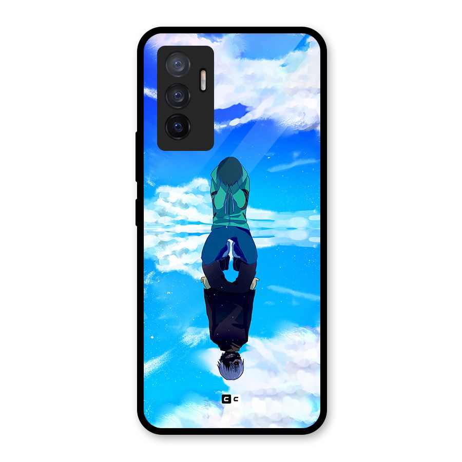 Ken Kaneki Reflection Glass Back Case for Vivo V23e