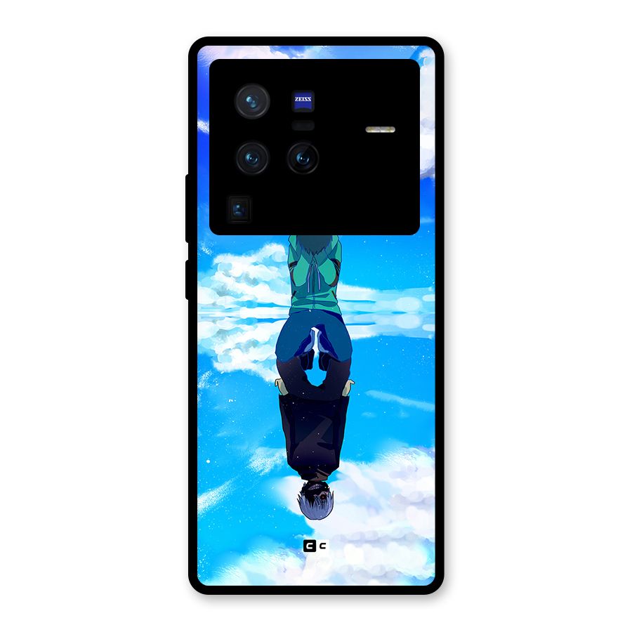 Ken Kaneki Reflection Glass Back Case for Vivo X80 Pro