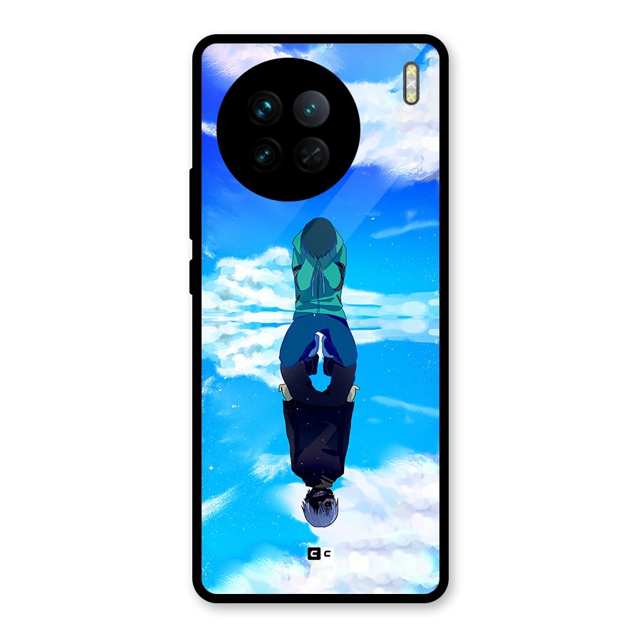 Ken Kaneki Reflection Glass Back Case for Vivo X90
