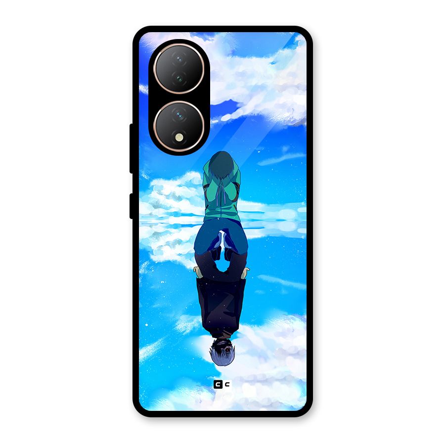 Ken Kaneki Reflection Glass Back Case for Vivo Y100