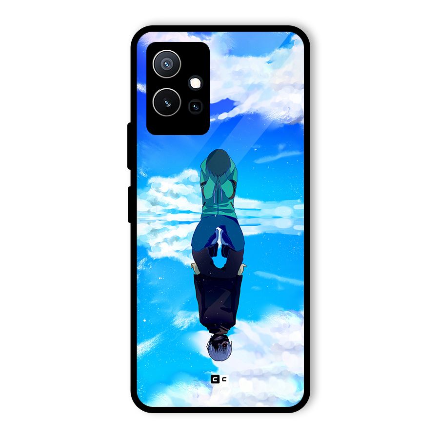 Ken Kaneki Reflection Glass Back Case for Vivo Y75 5G