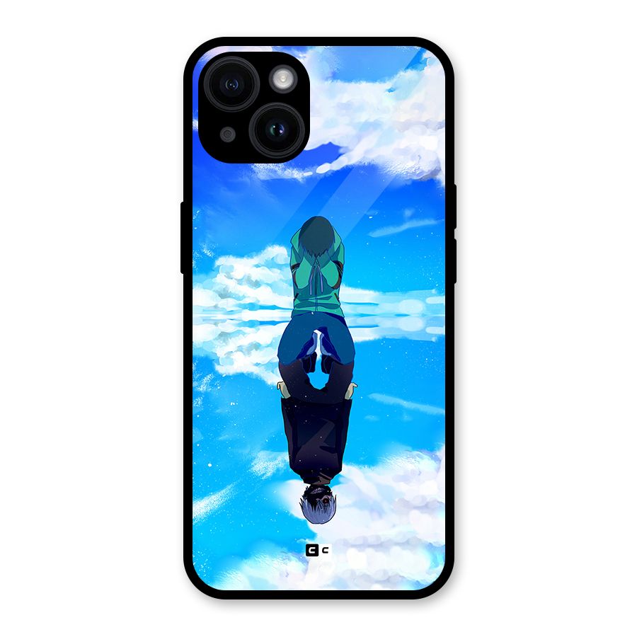 Ken Kaneki Reflection Glass Back Case for iPhone 14