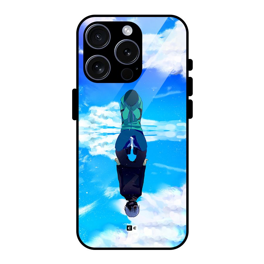 Ken Kaneki Reflection Glass Back Case for iPhone 15 Pro
