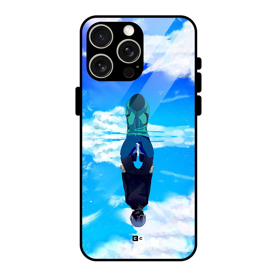 Ken Kaneki Reflection Glass Back Case for iPhone 15 Pro Max