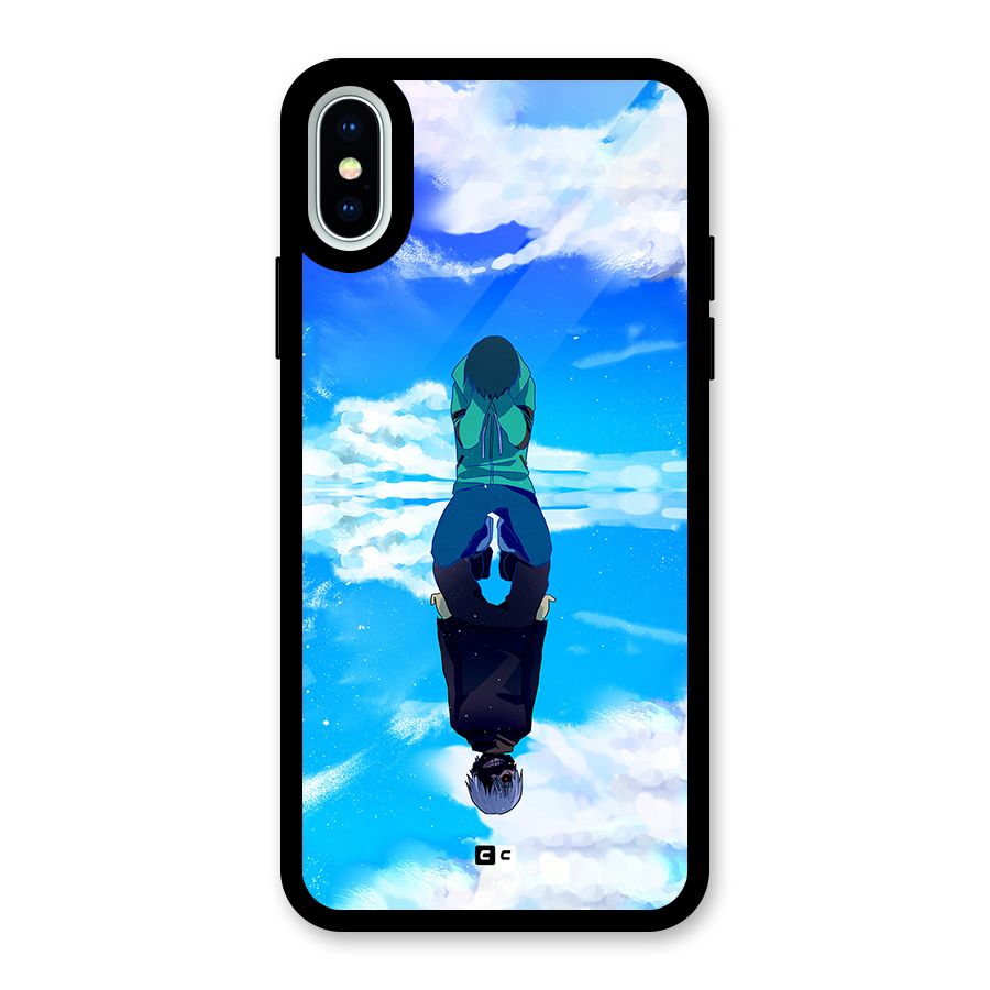 Ken Kaneki Reflection Glass Back Case for iPhone XS