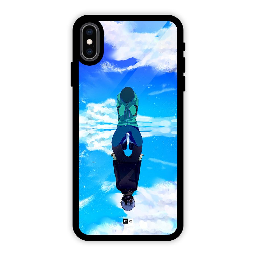 Ken Kaneki Reflection Glass Back Case for iPhone XS Max