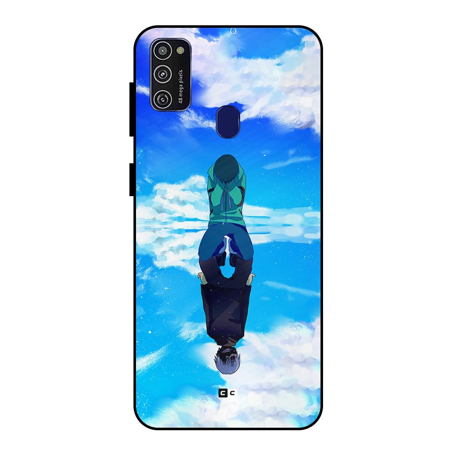 Ken Kaneki Reflection Metal Back Case for Galaxy M30s