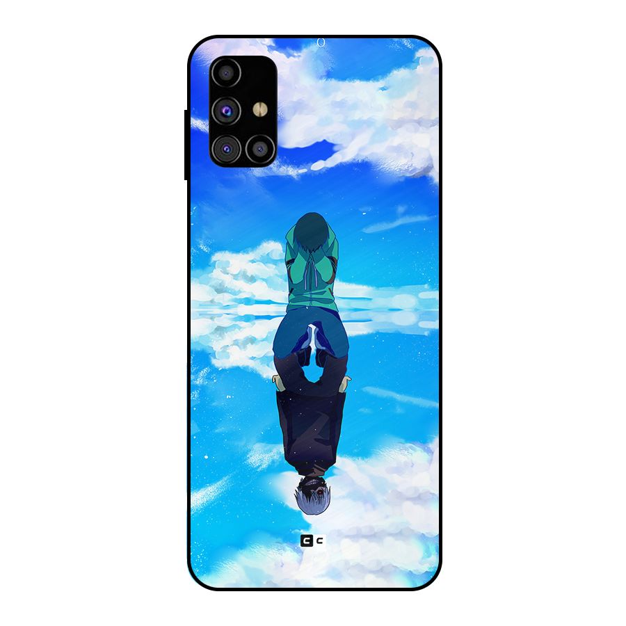 Ken Kaneki Reflection Metal Back Case for Galaxy M31s